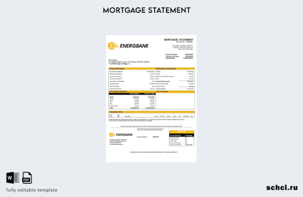 скачать в цифровом формате Выписка по ипотеке в Молдове Energbank Word и PDF шаб